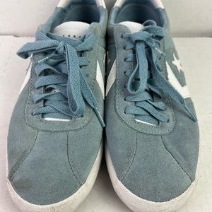 blue suede converse cons size 8 shoes sneakers